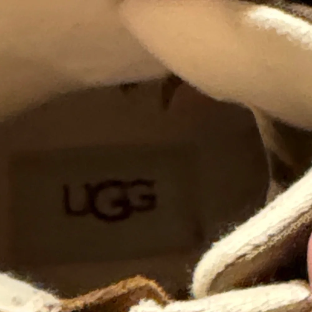 UGG Kids Brown Boots with Red Laces